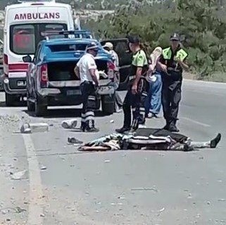 Freni Patlayan Kamyondan Fırlayan Sürücü Hayatını Kaybetti