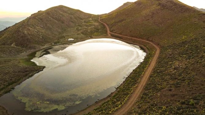 Kalp Şeklindeki Gerendal Gölü Büyük İlgi Görüyor