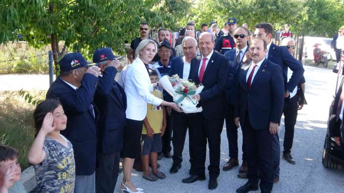 Kktc Cumhurbaşkanı Tatar: "Varlığımız Türkiye Cumhuriyeti’nin Güvenliği İçinde Çok Önemlidir"