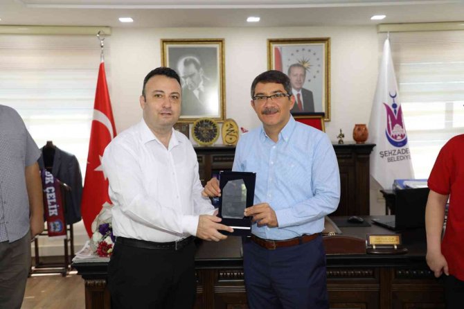 Bilim Sanat Merkezinin Başarılı Öğrencilerinden Başkan Çelik’e Teşekkür