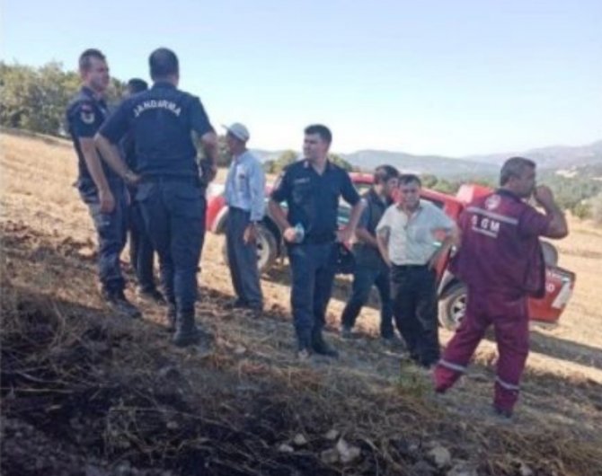 Simav’da 40 Dekar Alanda Tarla Yangını
