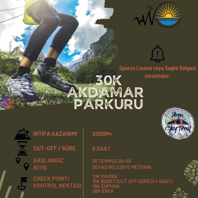Türkiye’nin İlk ‘Uluslararası Ultra Sky Trail Maratonu’ Van’da Yapılacak