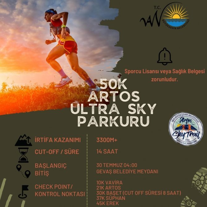 Türkiye’nin İlk ‘Uluslararası Ultra Sky Trail Maratonu’ Van’da Yapılacak