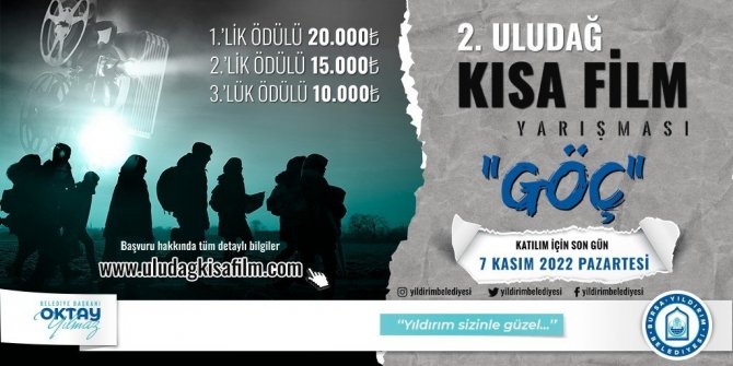 2. Uludağ Kısa Film Yarışmasına Başvurular Başladı