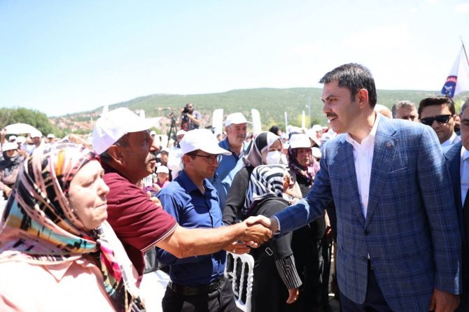 Bakan Kurum: “Çamlıdere’de Yaklaşık 100 Milyon Liralık 5 Projemizi Tamamladık”