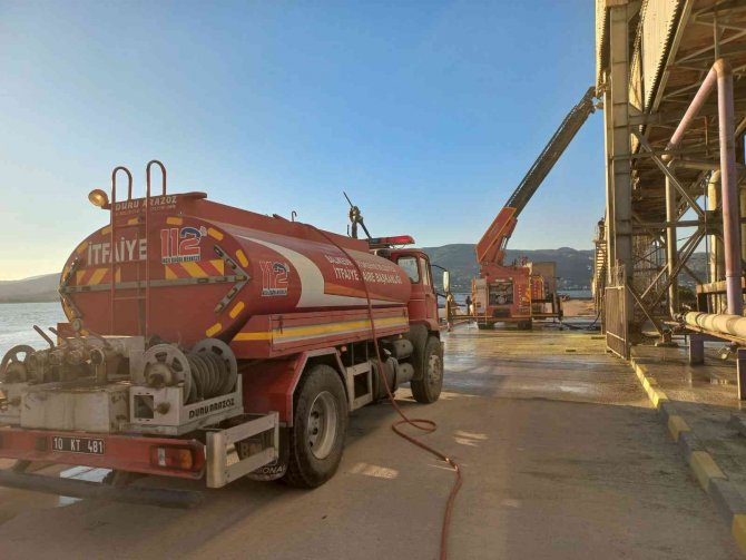 Bandırma Bagfaş’ta Yangın