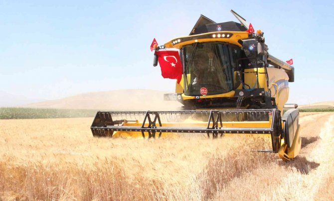 Karaman Ovasında Son Buğday Hasadı Yapıldı