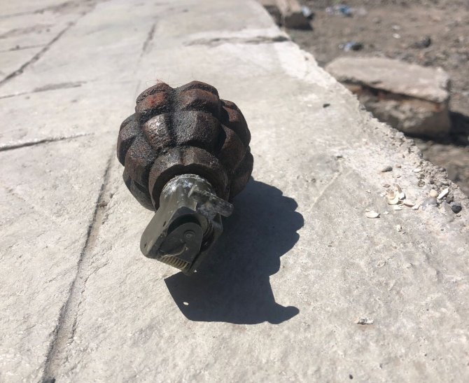 Samsun’da El Bombası Bulundu