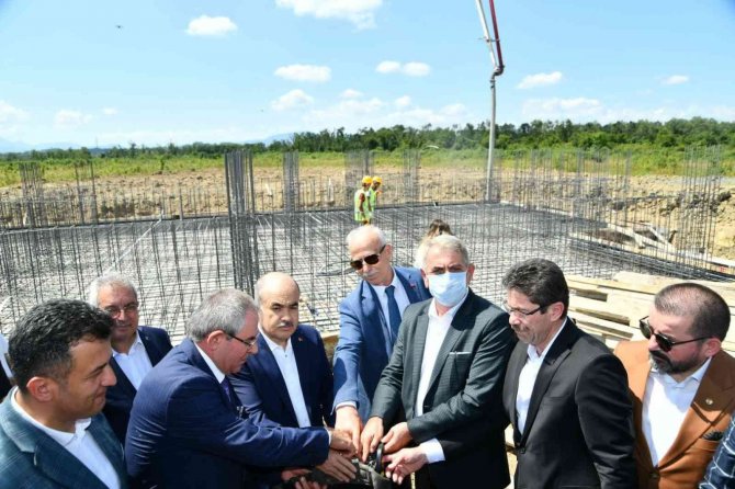 Çarşamba Karma Osb’de Temel Atma