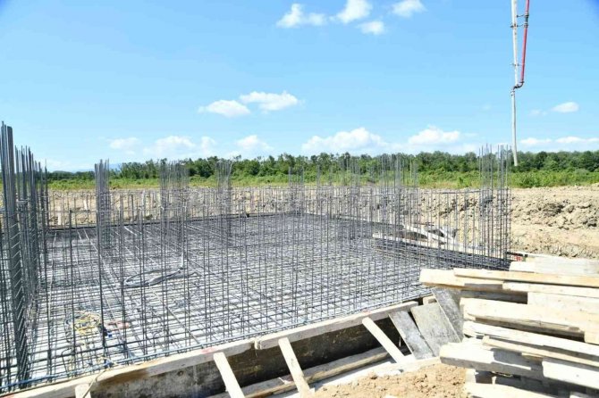 Çarşamba Karma Osb’de Temel Atma