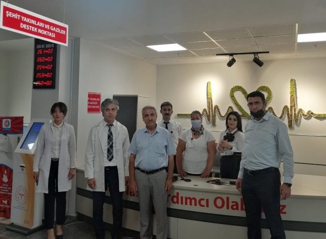 Erzincan’da Hastanede “Şehit Yakınları Ve Gaziler Destek Birimi” Hizmete Açıldı