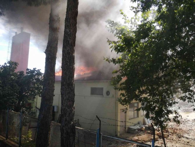 Kyk Lojmanlarında Yangın