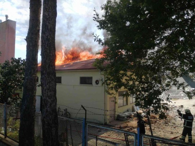 Kyk Lojmanlarında Yangın