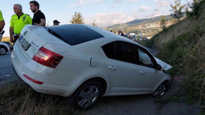 Samsun’da Zincirleme Kaza: 2’si Polis 9 Yaralı