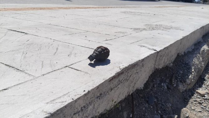 Samsun’da El Bombası Bulundu