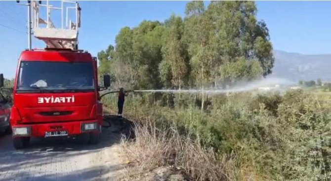 Sigara İ̇zmaritinden Yangın Çıktı