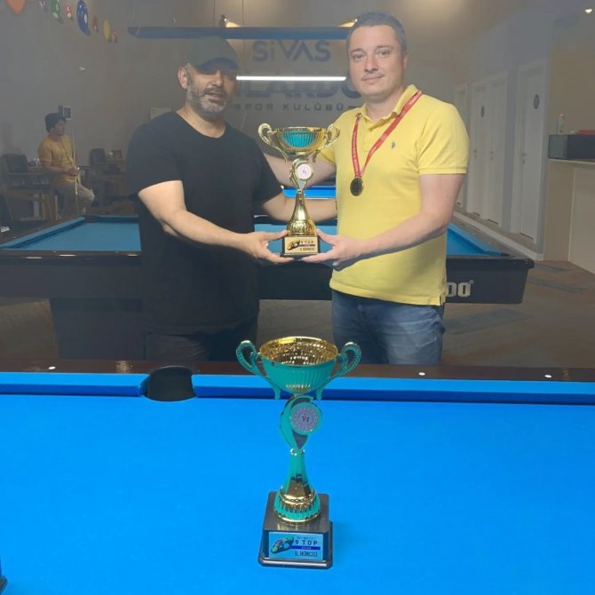 Bilardo 9 Top İl Birinciliği Sona Erdi