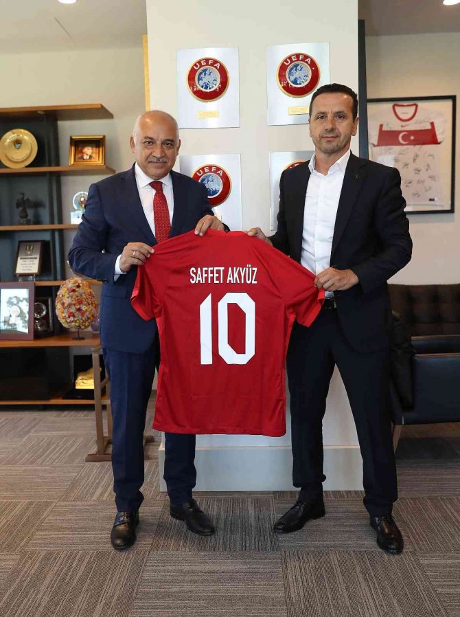Tpfd Başkanı Saffet Akyüz’den Mehmet Büyükekşi’ye Ziyaret