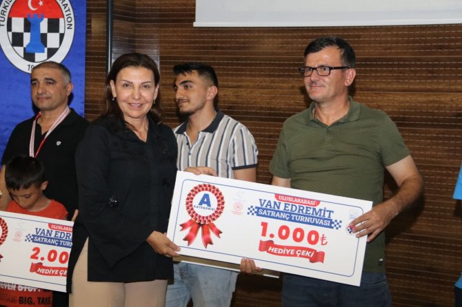 Uluslararası Van-edremit Satranç Turnuvası Sona Erdi