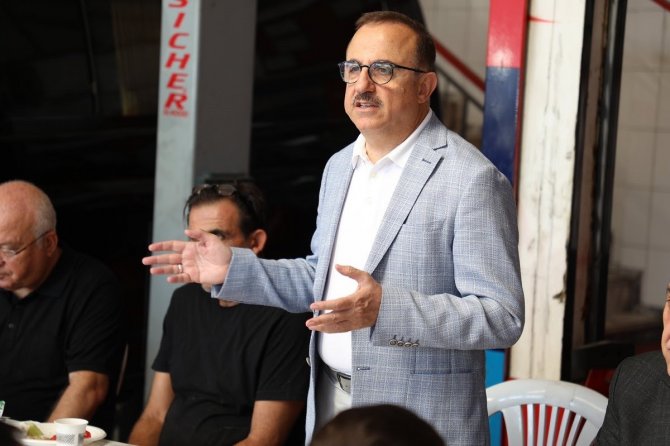 Başkan Sürekli, Esnafla Buluştu, Teşkilat Ziyareti Yaptı
