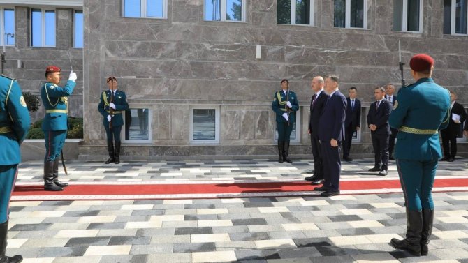 Bakan Soylu, Özbekistanlı Mevkidaşı Bobojonov İle Görüştü