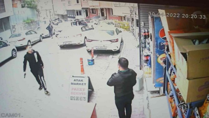 İ̇stanbul’da Baba Ve Çocuğuna Dehşeti Yaşatan Silahlı Maganda Kamerada