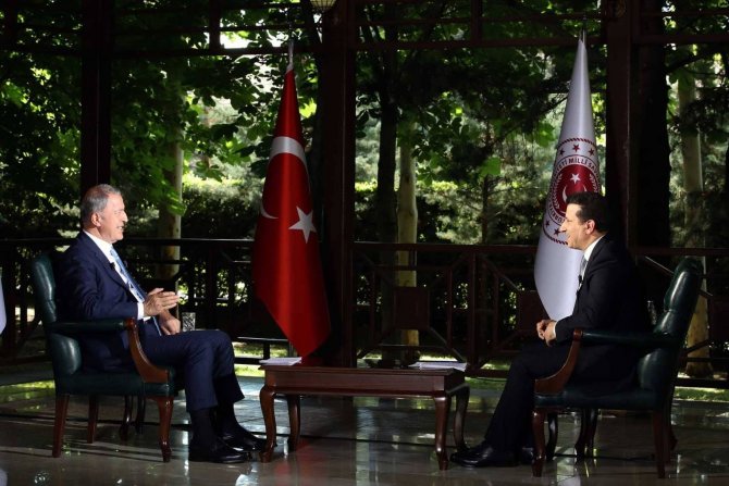 Milli Savunma Bakanı Akar, Al-jazeera Televizyonuna Konuştu