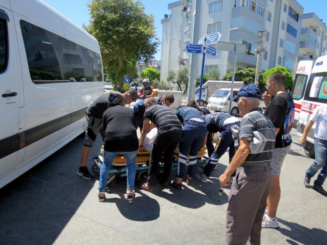 Bursa’da Kavşaktaki Kazada Faciadan Dönüldü