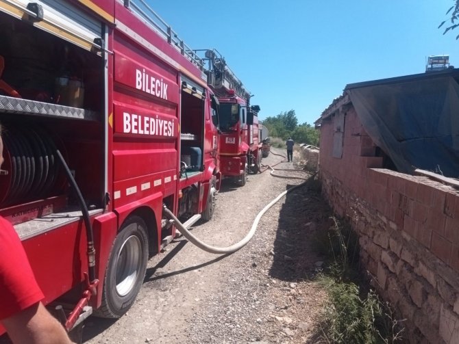Bilecik’te Samanlık Yangını
