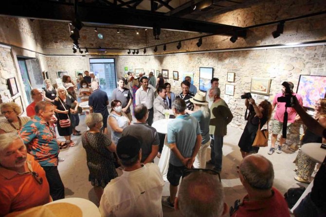 Bodrum’da Asker Ressamlar Sergisi Açıldı