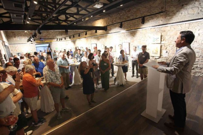 Bodrum’da Asker Ressamlar Sergisi Açıldı