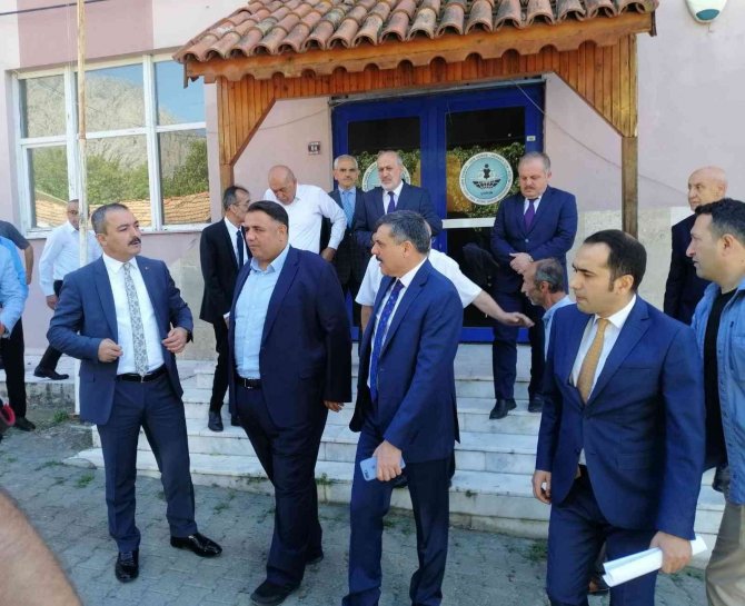 Vali Ve Milletvekili Kaya, Kargı’da İncelemelerde Bulundu