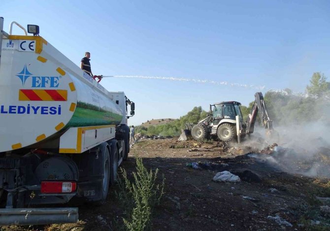 Hisarcık’ta Arazi Yangını
