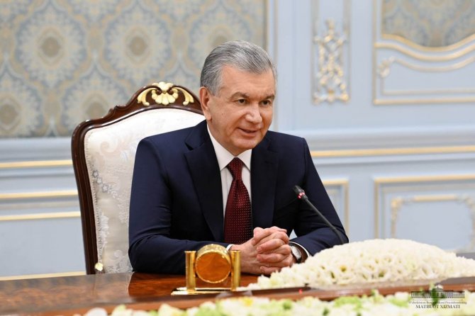 Bakan Soylu, Özbekistan Cumhurbaşkanı Mirziyoyev Tarafından Kabul Edildi