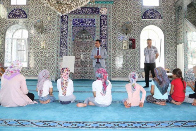 Maski̇’den Yaz Kur’an Kursu Öğrencilerine Su Tasarrufu Eğitimi