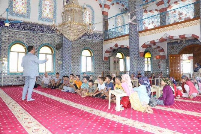Maski̇’den Yaz Kur’an Kursu Öğrencilerine Su Tasarrufu Eğitimi