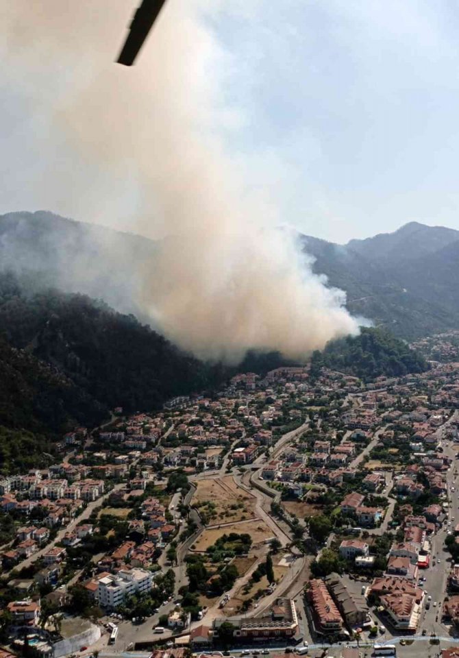Marmaris’te Yangın Yıl Dönümünde Yine Orman Yangını