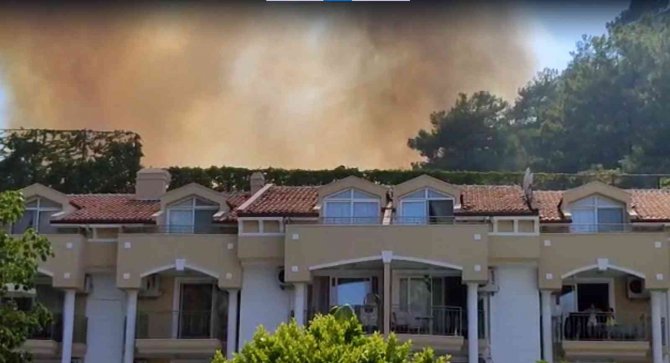 Marmaris’te Yangın Yıl Dönümünde Yine Orman Yangını