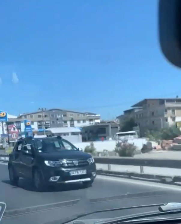 Trafikte Geri Geri Giden Sürücüye Ceza Yağdı