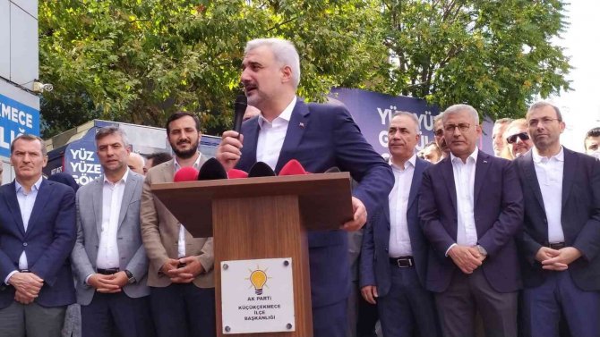 Ak Parti’nin “Yüz Yüze 100 Gün” Programı Küçükçekmece’de Başladı