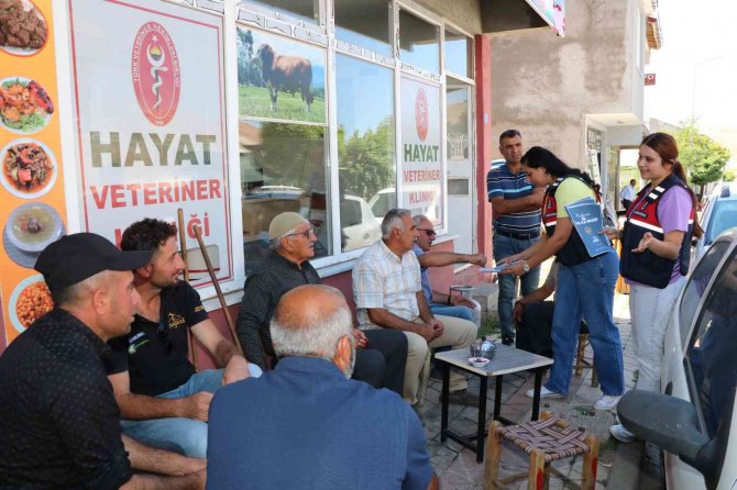 Bingöl’de Jandarma Ekiplerinin Bilgilendirme Çalışmaları Sürüyor