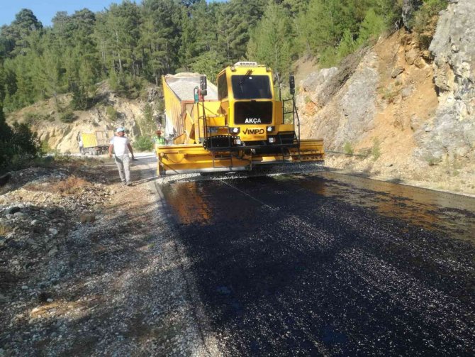 Çameli’nde Asfalt Çalışmaları Başladı