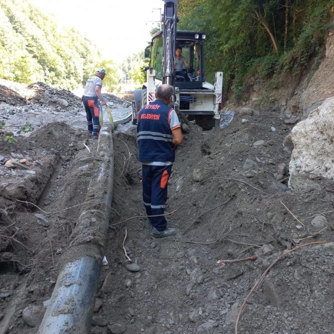 Beyköy Belediyesi Selin Yaralarını Sarıyor