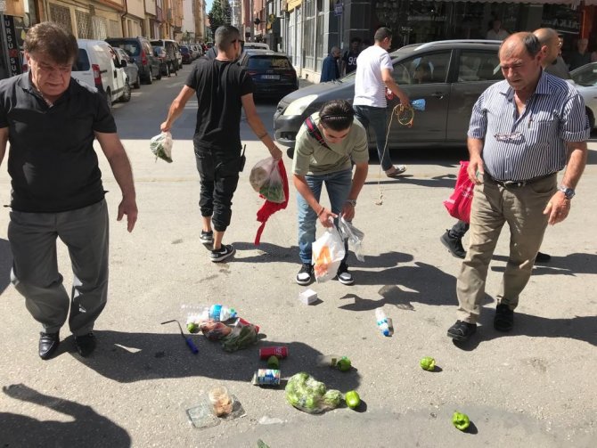 Eskişehir’de Trajikomik Kaza