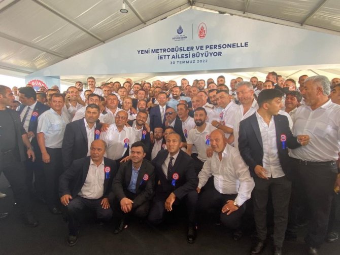 İ̇bb Başkanı Ekrem İ̇mamoğlu: “160 Yeni Aracı Metrobüs Filomuza Hep Birlikte Kattık”