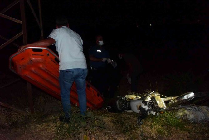 Motosikletiyle Gerilim Hattının Direğine Çarpan Semih, Hayatını Kaybetti