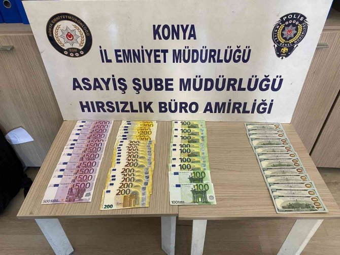 Konya’dan 100 Bin Liralık Döviz Çalan Şahıslar Tutuklandı