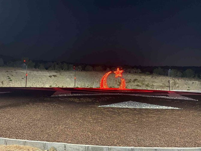 Akgedik Kavşağı’nda Kurakçıl Peyzaj