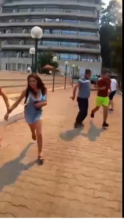 Marmaris Yangınında Yanan Otelin Müşterilerinin Panik Anlarının Görüntüleri Ortaya Çıktı