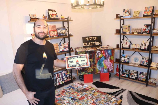 3 Bin Farklı Çeşitten Oluşan Kibrit Koleksiyonu